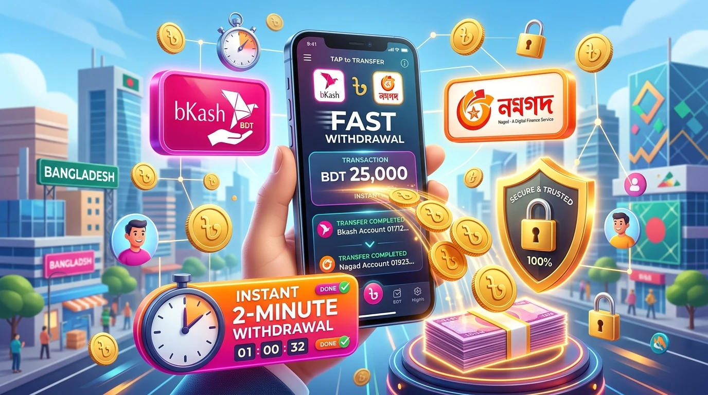 bKash and Nagad Fast Mobile Banking L444 BD