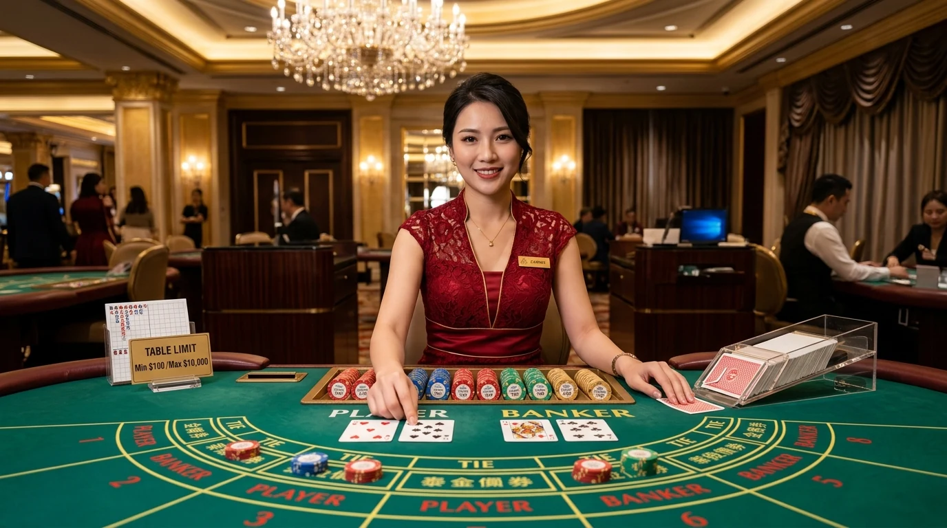 Live Baccarat L444 Real Dealer