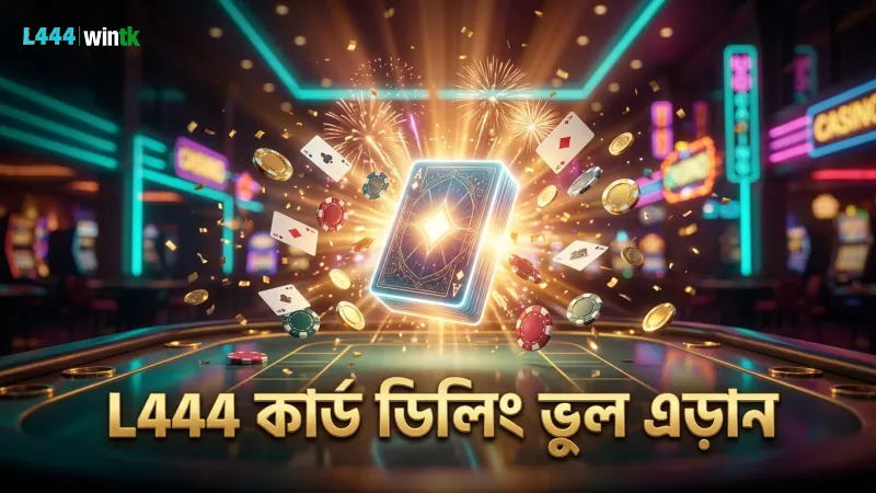 কার্ড ডিলিংয়ের সাধারণ ভুল এড়িয়ে L444 তে জিতে যান