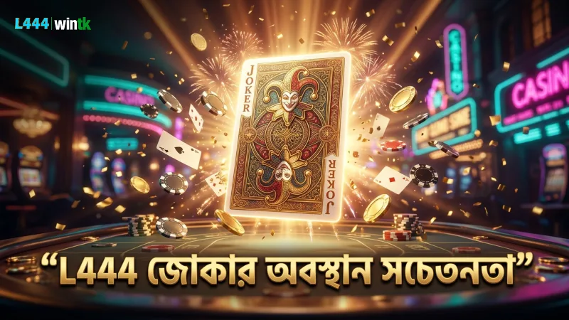 জোকার অবস্থান বুঝে L444 প্ল্যাটফর্মে স্মার্ট বাজি ধরুন