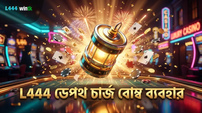 L444-তে ডেপথ চার্জ বোম্বের সঠিক ব্যবহার করে চেষ্টা চালান