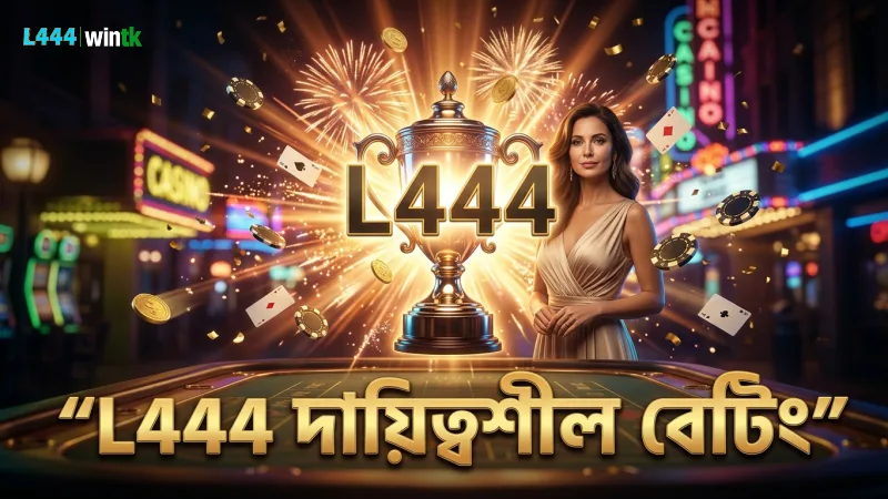 L444 তে দায়িত্বশীল ক্রিকেট বেটিং নিশ্চিত করা হয়।