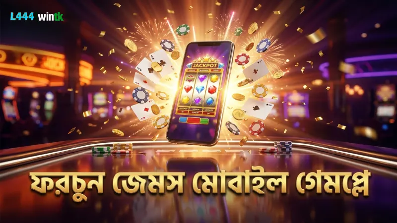 ফরচুন জেমস মোবাইল গেমপ্লে ইন্টারফেসের বিস্তারিত দৃশ্য।