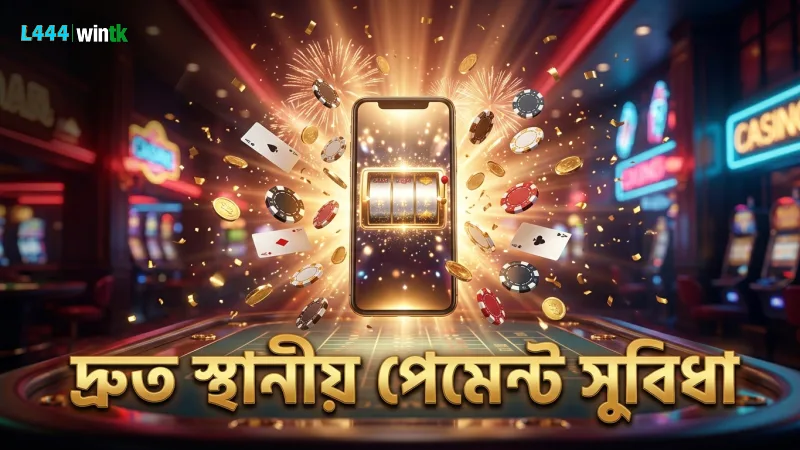 স্থানীয় পেমেন্ট মেথড দ্রুত লেনদেনের সুবিধা প্রদান করে।