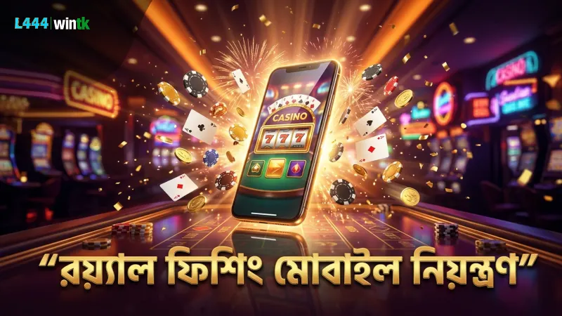 রয়্যাল ফিশিং মোবাইল ইন্টারফেসে গুরুত্বপূর্ণ নিয়ন্ত্রণ বুঝুন খেলার সময় মনোযোগ দিন